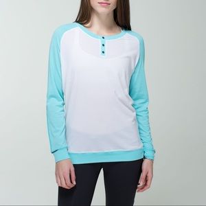 Lululemon long sleeve with silver